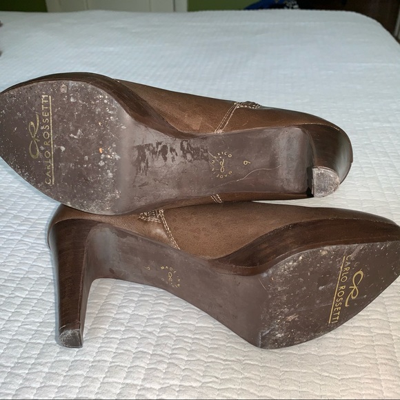 Carlo Rossetti platform high heel booties, size 9 - Picture 5 of 7